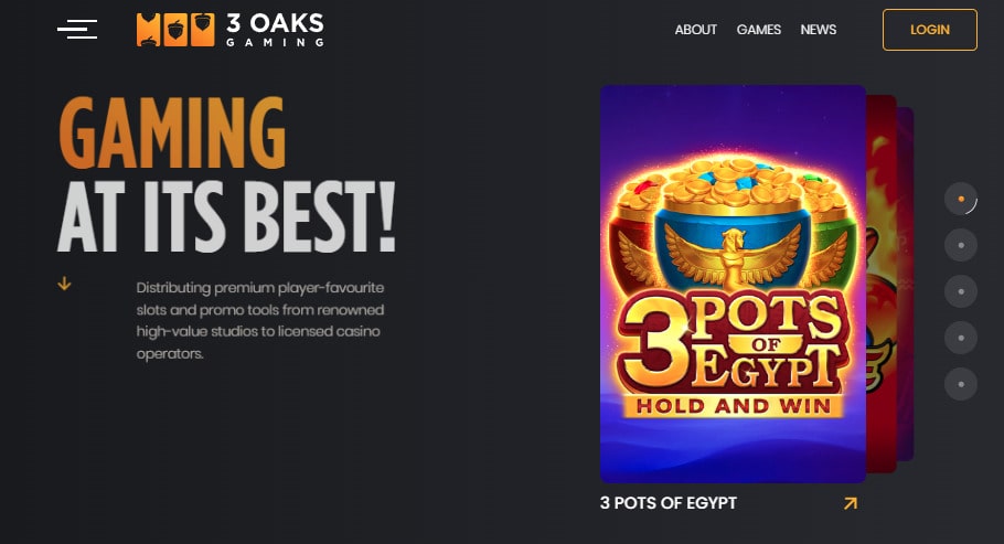 Провайдер 3 Oaks Gaming