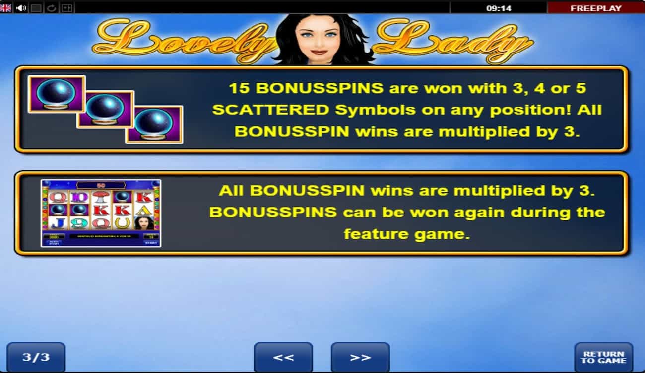 The bonus game