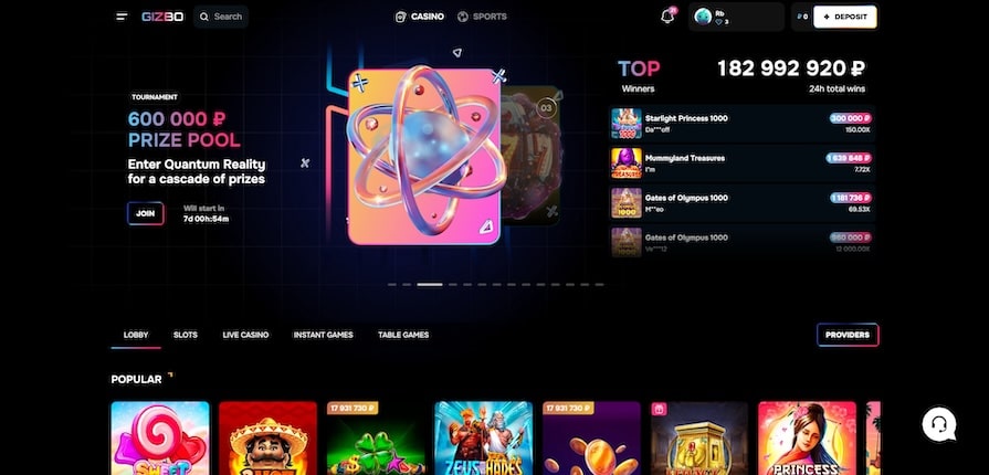 Review of Gizbo casino