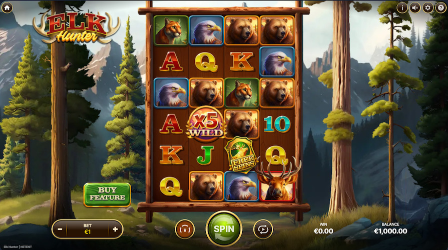 Elk Hunter slot overview