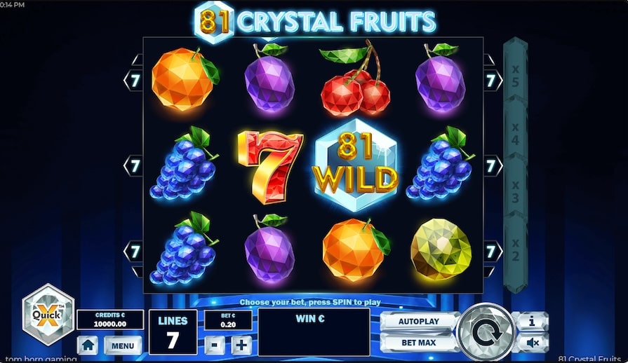 Slot 81 Crystal Fruits