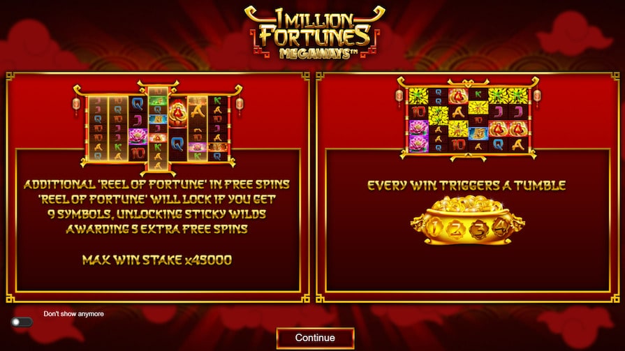 Бесплатная игра в Million Fortunes Megaways