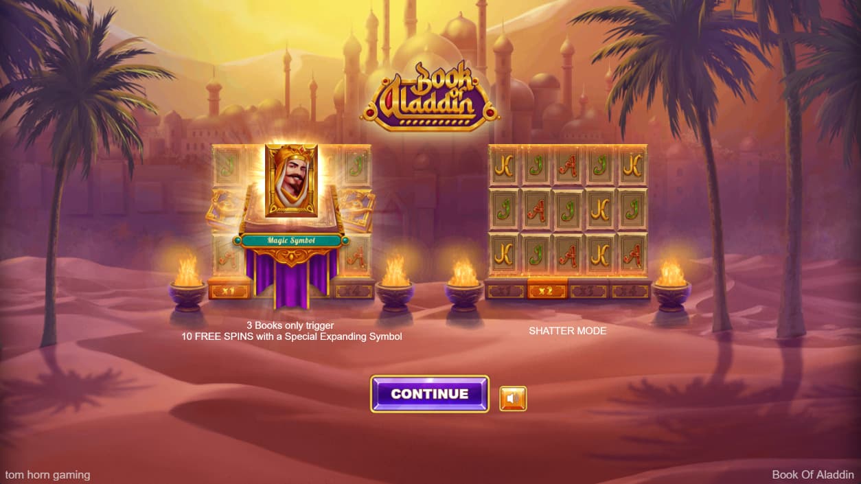 Бесплатная игра в Book of Aladdin