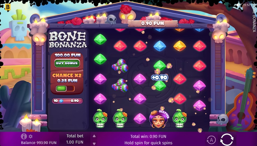 Дизайн игры Bone Bonanza