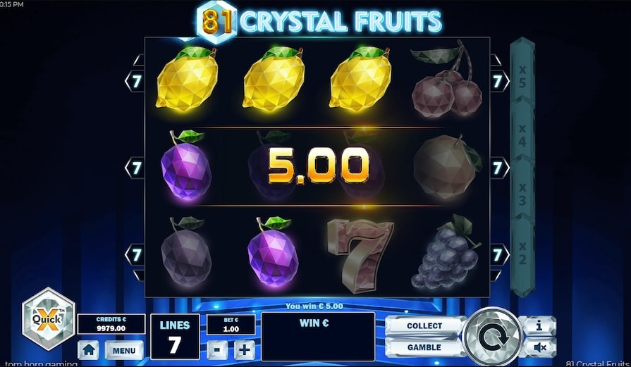 Game design 81 Crystal Fruits