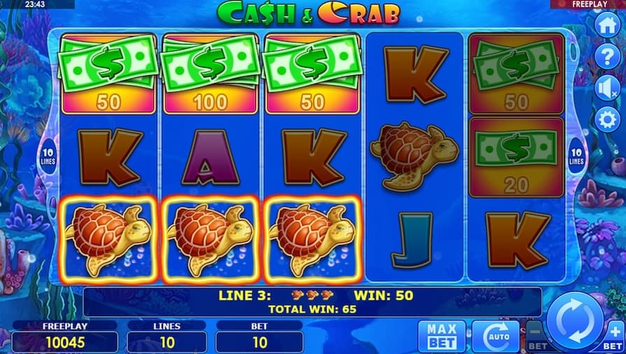 Дизайн игры Cash & Crab