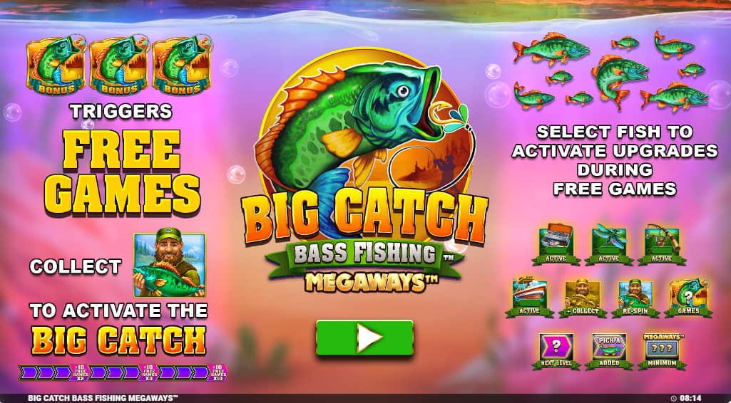 Бесплатная игра в Big Catch Bass Fishing Megaways