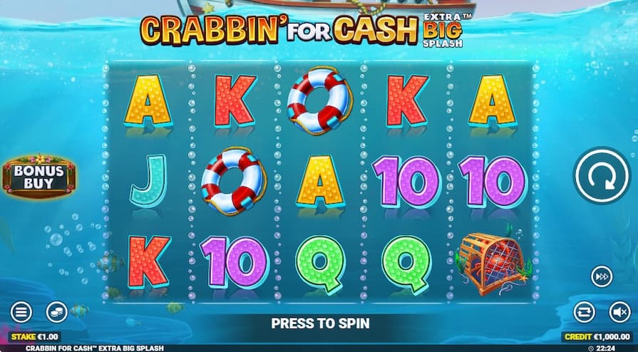 Слот Crabbin’ For Cash: Extra Big Splash