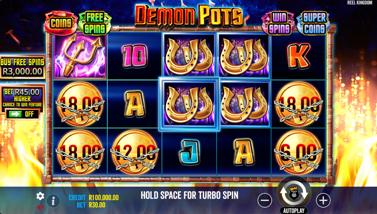 Бесплатная игра в Demon Pots