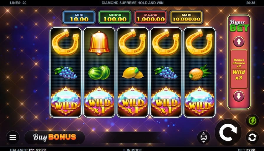 Слот Diamond Supreme Hold and Win