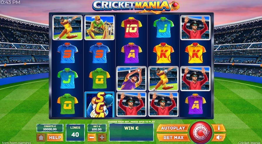 Слот Cricket Mania