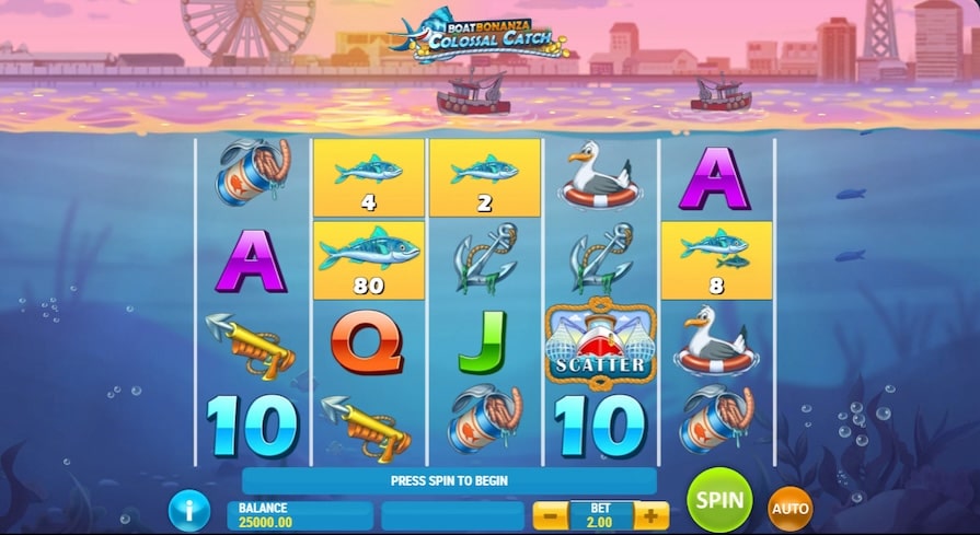 Слот Boat Bonanza Colossal Catch