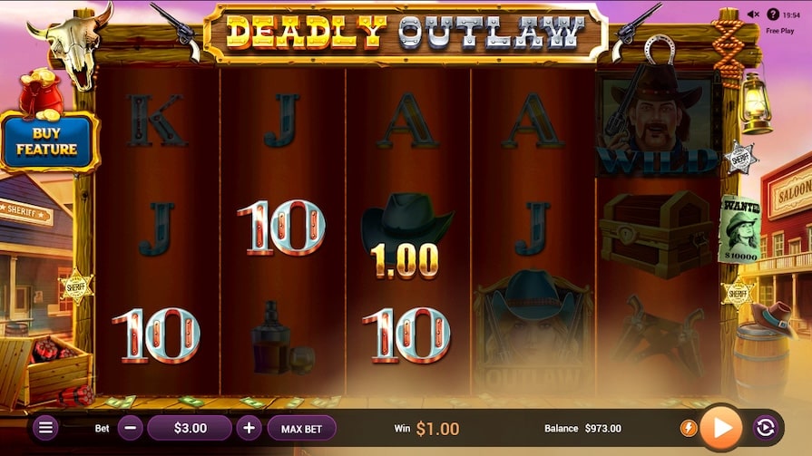 Дизайн игры Deadly Outlaw