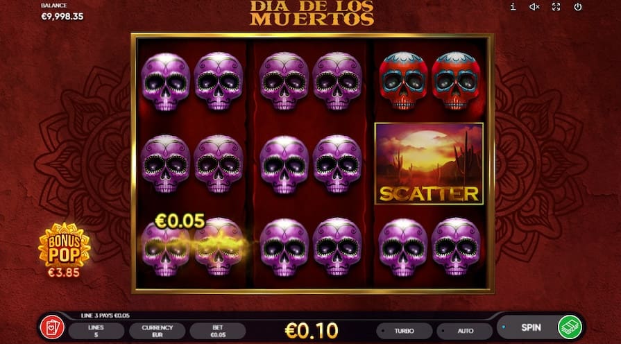 Дизайн игры Dia De Los Muertos